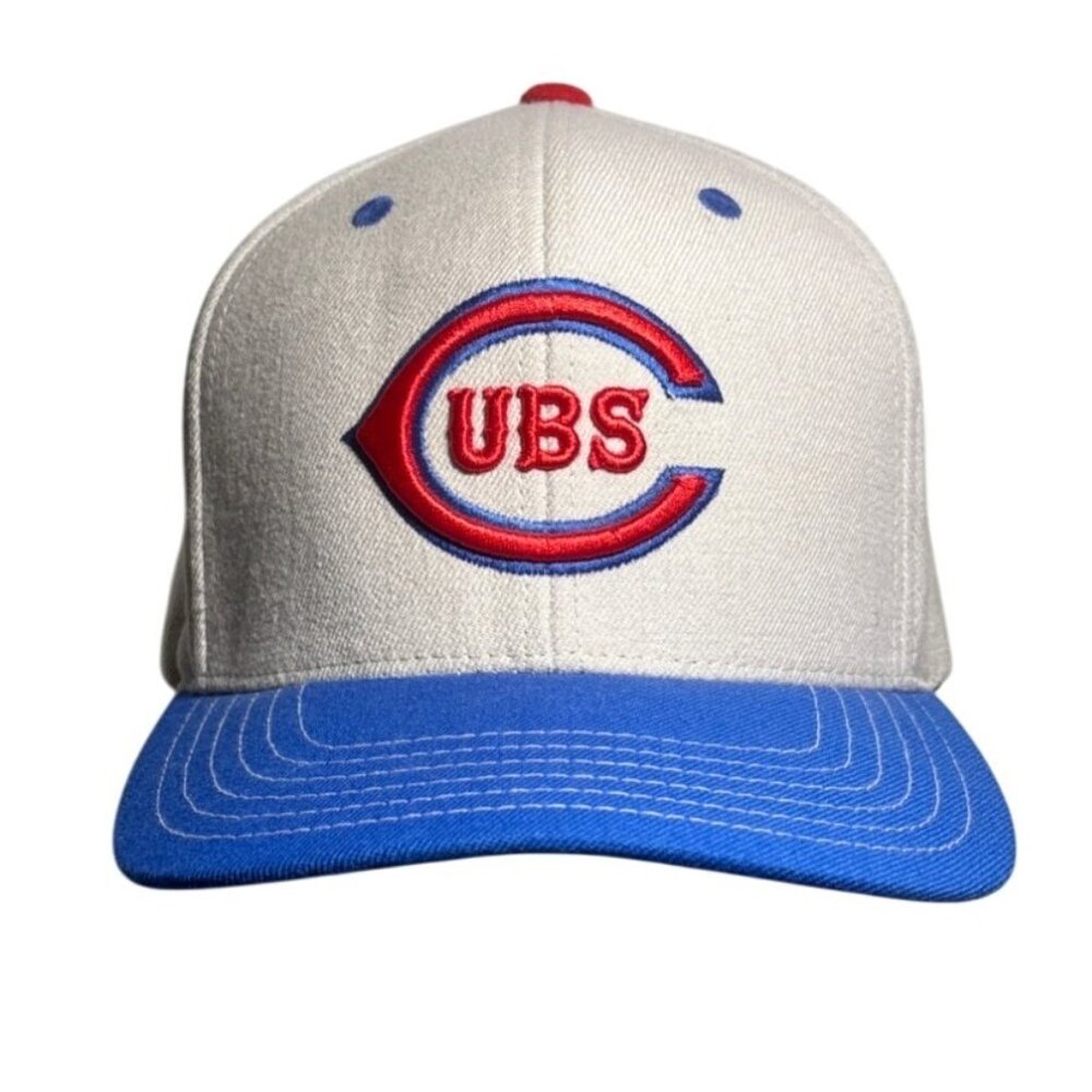 Chicago Cubs Hat Snapback Adjustable 100% Wool MLB Baseball American Needle